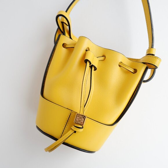 Authentic Preowned Loewe Yellow Nano Leather Balloon Bag - Picture 4 of 16
